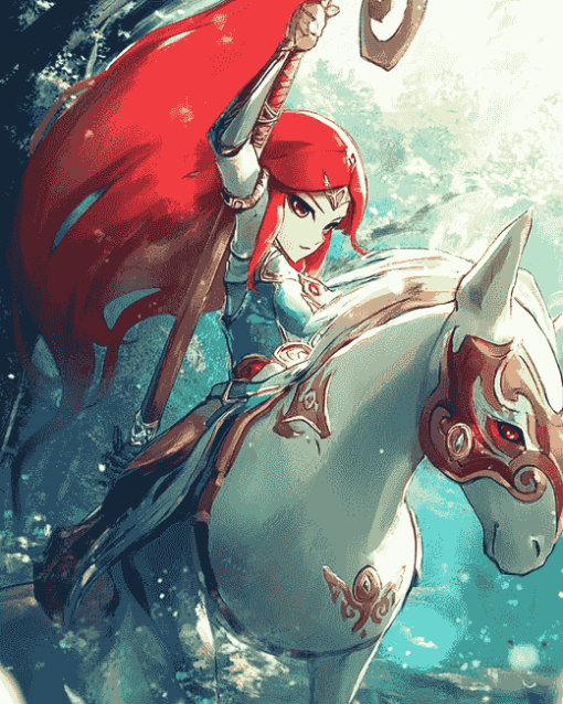 Legend of Zelda Mipha Fantasy Diamond Painting