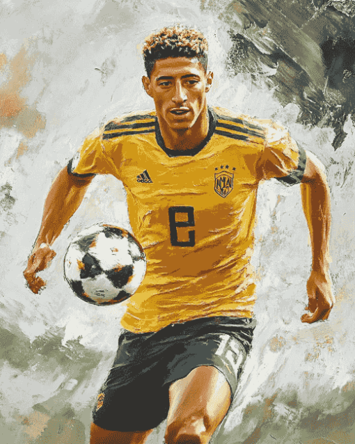 Legendary Footballer Jude Bellingham Diamond Painting