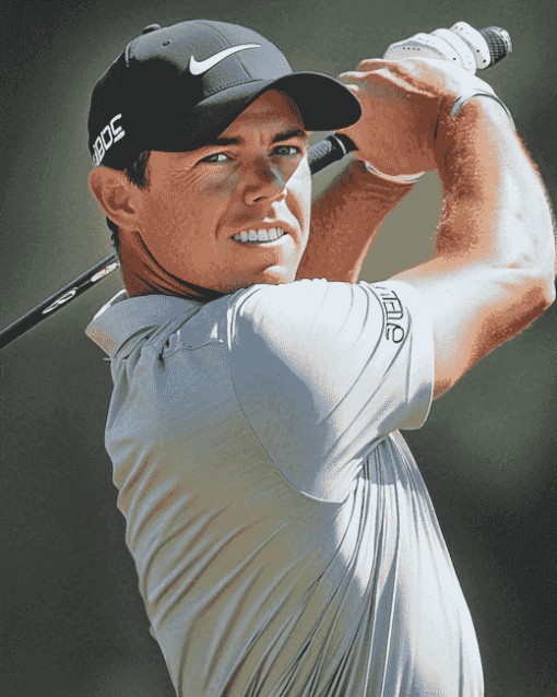 Legendary Rory McIlroy Golf Diamond Painting