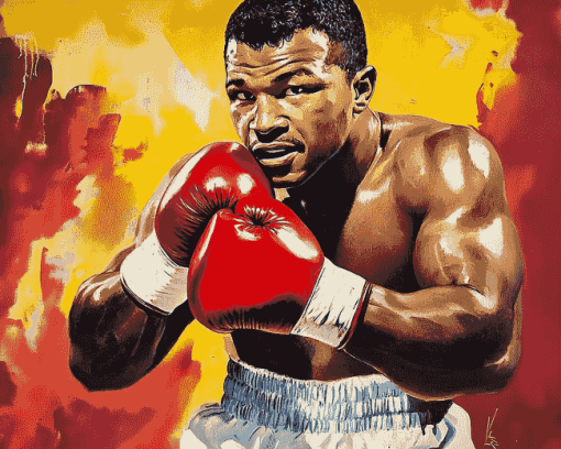 Legendary Sugar Ray Robinson Diamond Painting