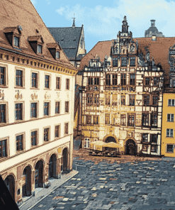 Leipzig Architecture Germany Diamond Painting