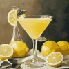 Lemon Cocktail Diamond Painting