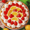 Lemon Strawberry Dessert Diamond Painting