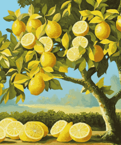 Lemon Tree Paradise Diamond Painting