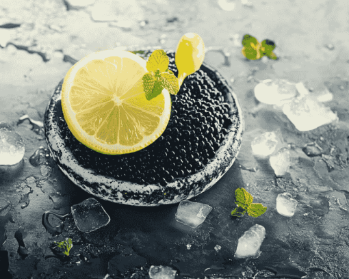 Lemon and Caviar Delight Diamond Painting