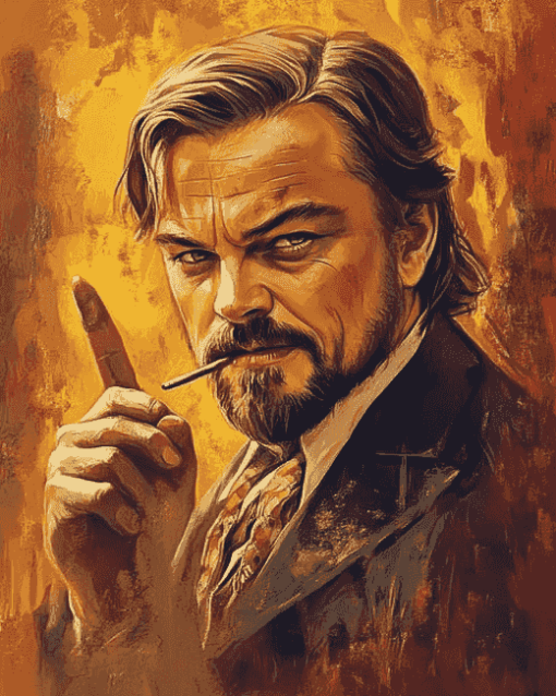 Leonardo Dicaprio Django Unchained Diamond Painting