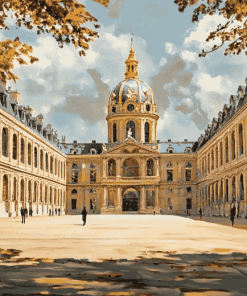 Les Invalides Paris Landmark Diamond Painting