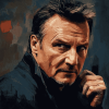 Liam Neeson Celebrity Icon Diamond Painting