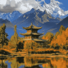 Lijiang Mountain Scenery Diamond Painting