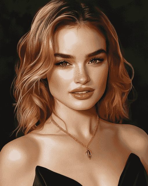 Lily James Celebrity Diamond Painting