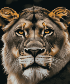 Lion and Lioness Majesty Diamond Painting