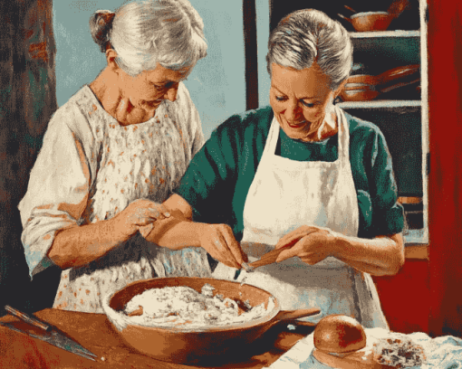 List of Vintage Baking Diamond Painting