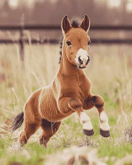 Little Foal Horse Diamond Painting