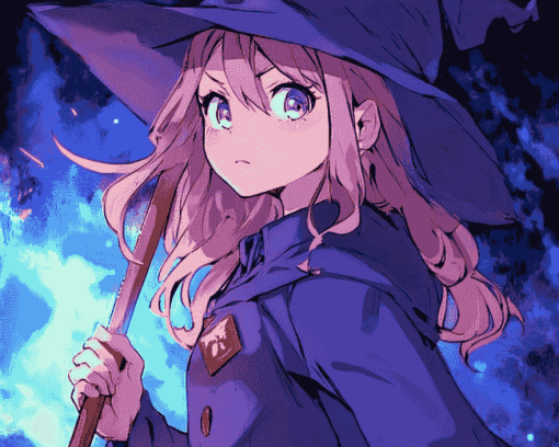 Little Witch Academia Anime Diamond Painting