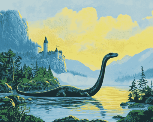 Loch Ness Mystery Diamond Painting