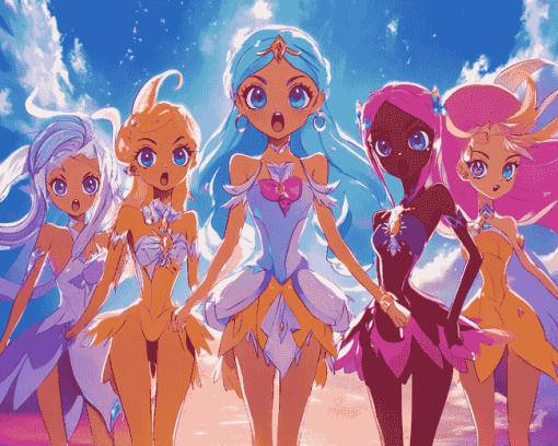 Lolirock Girls Animation Diamond Painting