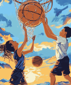 Love and Basketball Anime Diamond Painting