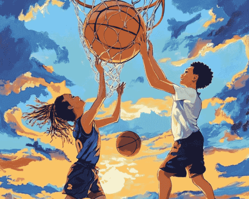 Love and Basketball Anime Diamond Painting