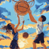 Love and Basketball Anime Diamond Painting