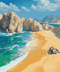 Lovers Beach Seaside Diamond Painting