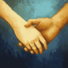 Loving Couples Hands Diamond Painting