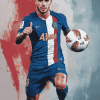 Lucas Hernandez Football Star Diamond Painting