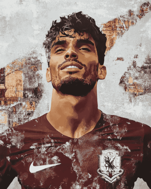 Lucas Paqueta Famous Footballer Diamond Painting