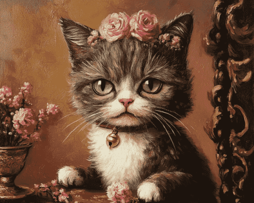 Lucia Hefferna Classy Cat Diamond Painting