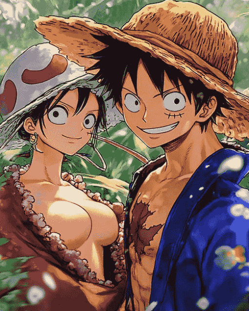Luffy and Law Anime Series Diamond Painting