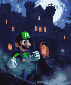 Luigi Mansion Animation Diamond Painting