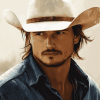 Luke Grimes Cowboy Diamond Painting