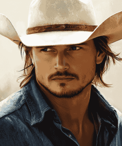 Luke Grimes Cowboy Diamond Painting