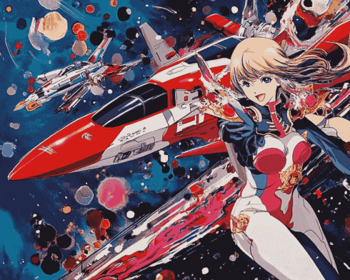 Macross Anime Adventure Diamond Painting