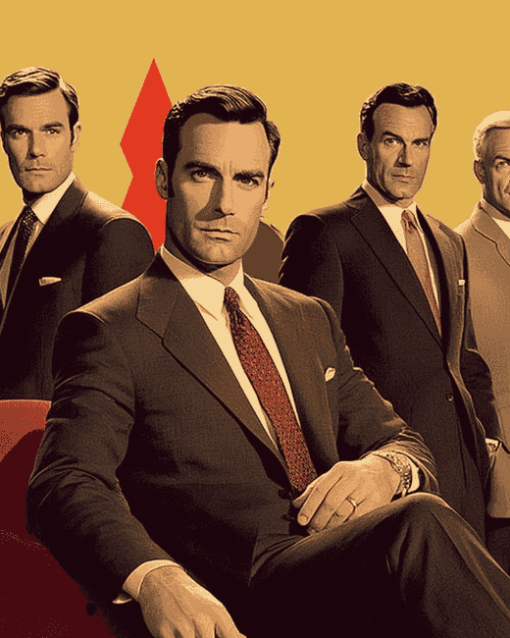 Mad Men Iconic Characters Diamond Painting