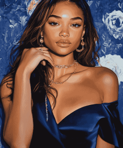 Madison Bailey in Blue Celebrity Diamond Painting