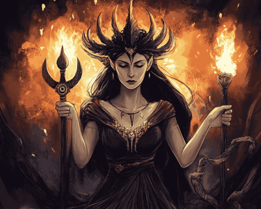 Magical Hecate Fantasy Diamond Painting