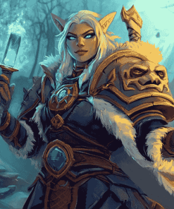 Magical Jaina Proudmoore Warcraft Diamond Painting