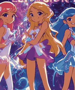 Magical Lolirock Girls Diamond Painting