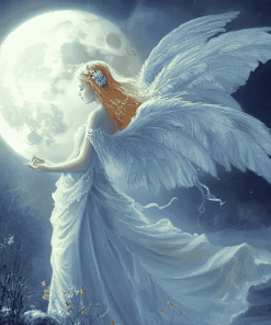 Magical Moon Fairy Diamond Painting