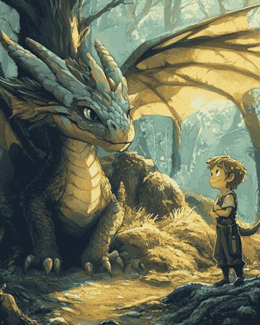 Magical Pete's Dragon Diamond Painting