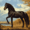 Majestic Black Stallion Diamond Painting