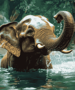 Majestic Elephant Diamond Painting