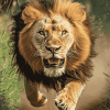 Majestic Lion Wildlife Diamond Painting