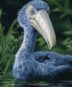 Majestic Shoebill Diamond Painting