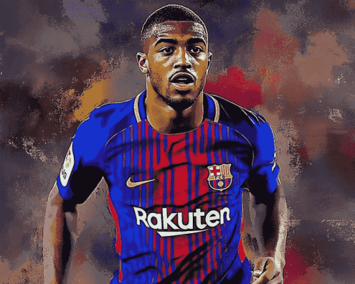 Malcom FC Barcelona Star Diamond Painting