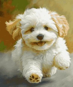 Maltipoo Puppy Diamond Painting