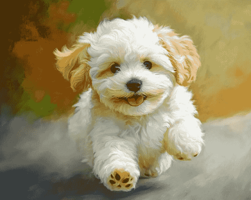 Maltipoo Puppy Diamond Painting