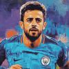 Man City Bernardo Silva Diamond Painting