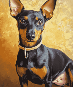 Manchester Terrier Puppy Diamond Painting