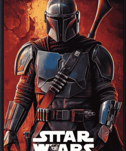 Mandalorian Sheriff Cowboy Diamond Painting